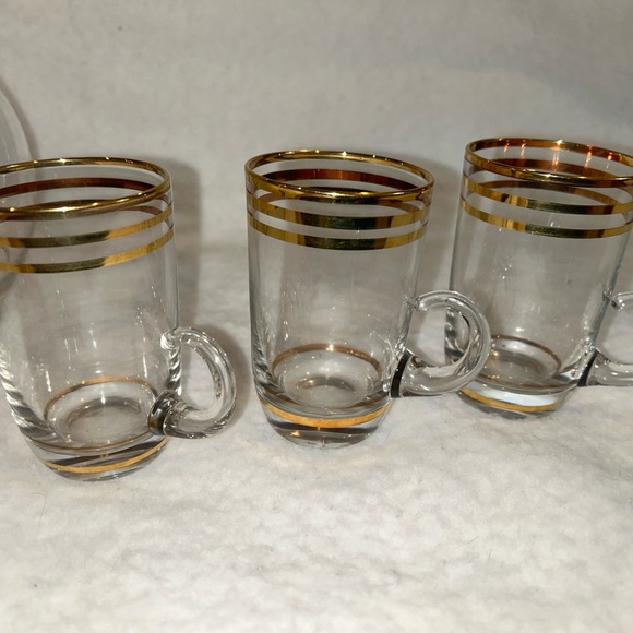 Mid century modern pitcher and glasses set - Picture 3 of 16